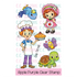 !New Apple Purple Clear Stamp Set