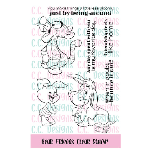 !New Bear Friends Clear Stamp Set