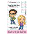 Beauty & The Nerd Stamp Set