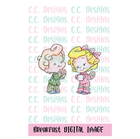 Breakfast DIGITAL STAMP