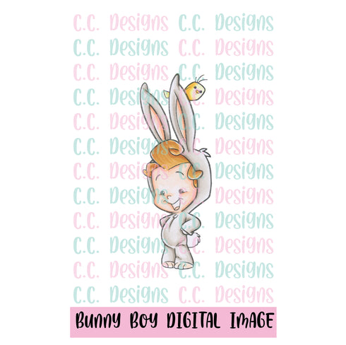 Bunny Boy DIGITAL STAMP