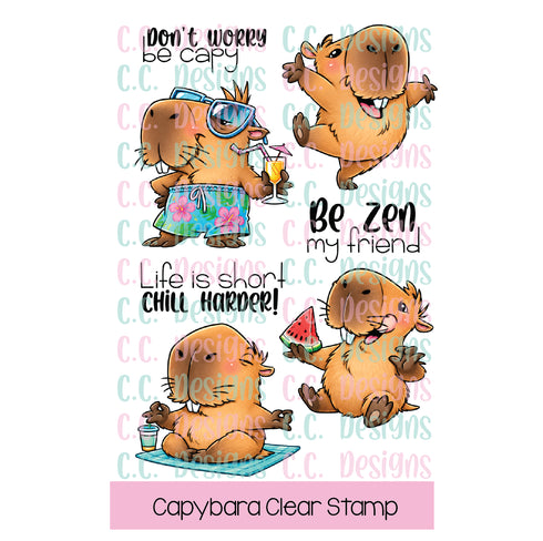 Capybara Clear Stamp Set