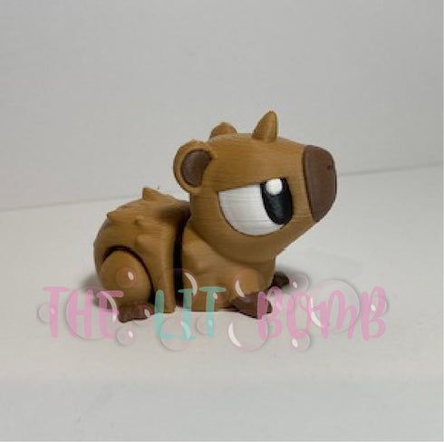 Capybara Articulated 3D Animal