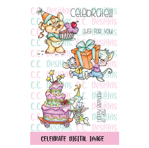 Celebrate DIGITAL STAMP