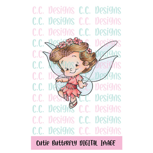 Cutie Butterfly DIGITAL STAMP