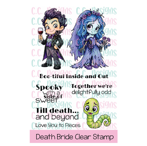 !New Death Bride Clear Stamp Set