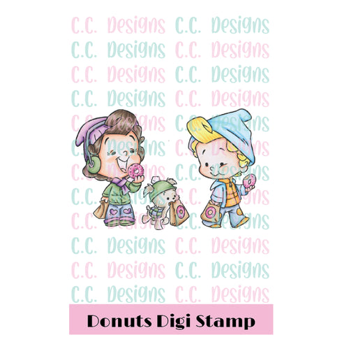 Donuts DIGITAL STAMP