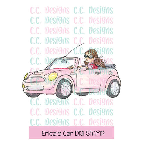 Erica's Car DIGITAL STAMP