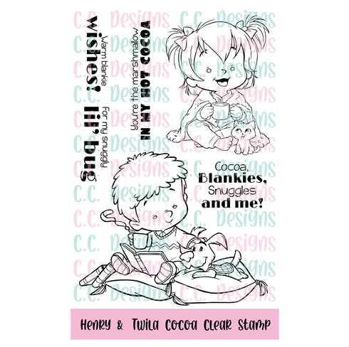 !NEW Henry & Twila Cocoa Stamp Set