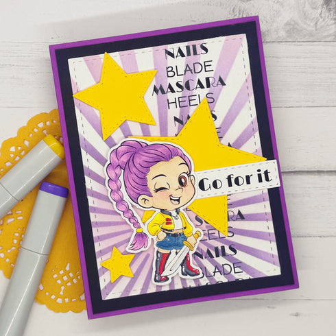 Tiger Hunt Clear Stamp Set