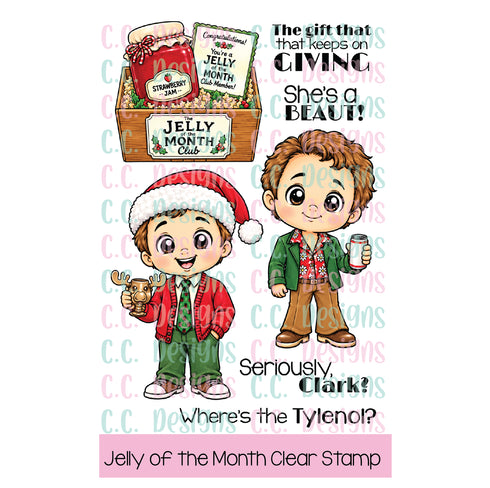 Jelly of the Month Clear Stamp Set