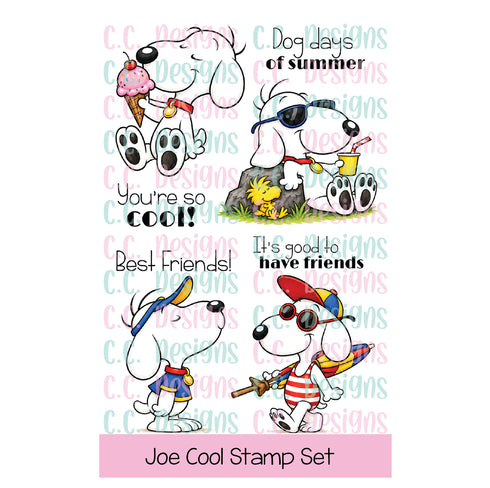 Joe Cool Clear Stamp Set