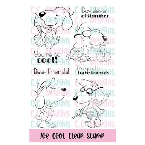 *New Joe Cool Clear Stamp Set -PREORDER