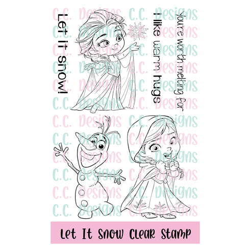 !NEW Let It Snow Stamp Set