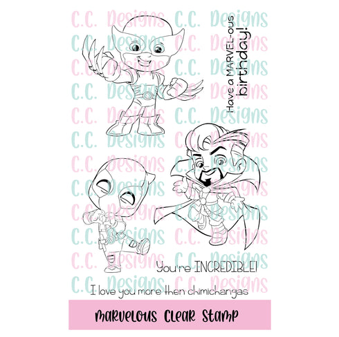 Marvelous Clear Stamp Set
