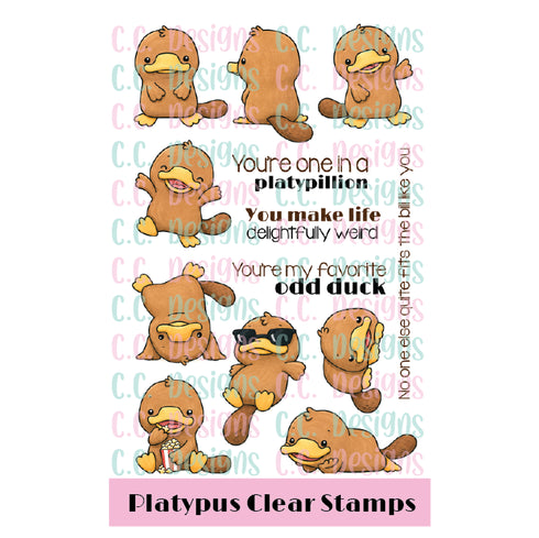 !New Platypus Clear Stamp Set