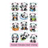 Pocket Panda Clear Stamp Set