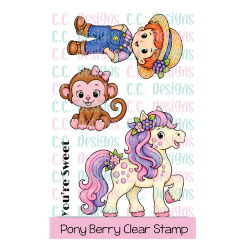 !New Pony Berry Clear Stamp Set
