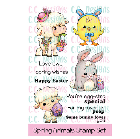 Spring Animals Clear Stamp Set