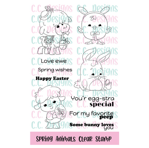 *New Spring Animals Stamp Set