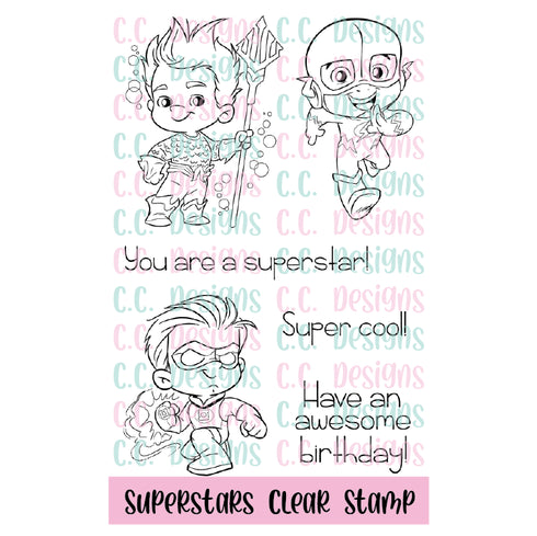 Superstars Clear Stamp Set