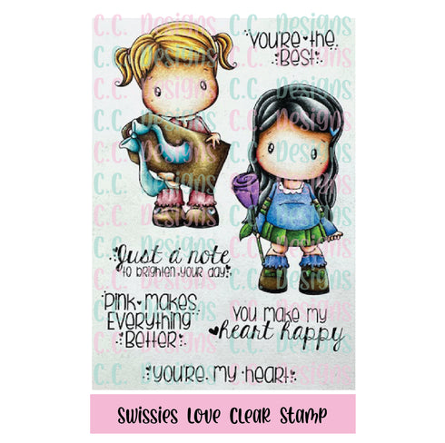 Swissie Love Clear Stamp Set