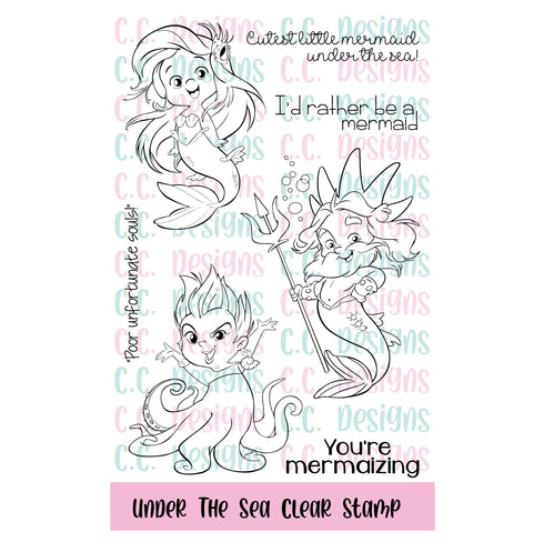 Under The Sea Clear Stamp Set