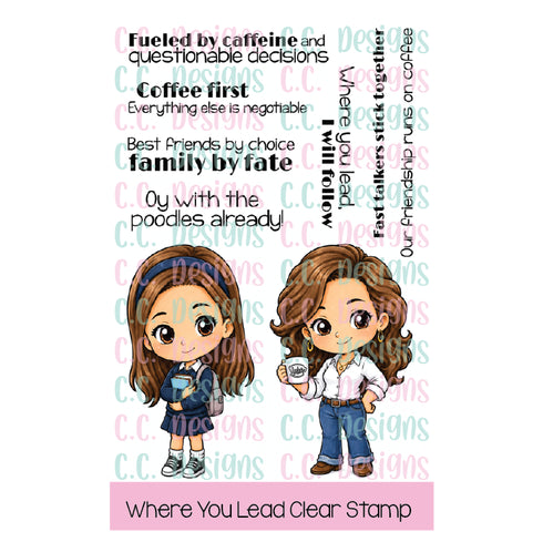 Where You Lead Clear Stamp Set