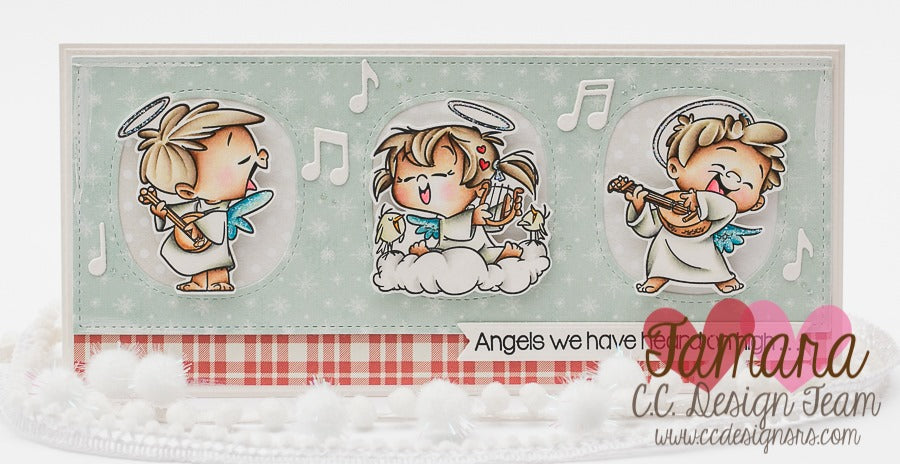 Tiny Angels Clear Stamp Set – C.C. Designs Rubber Stamps