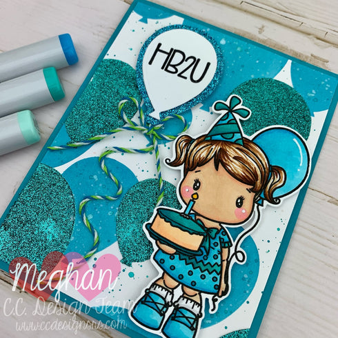 Birthday Swissies Clear Stamp Set