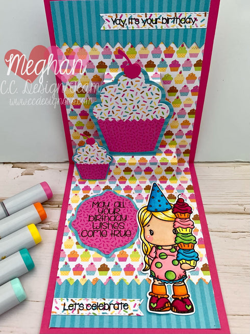 Birthday Swissies Clear Stamp Set