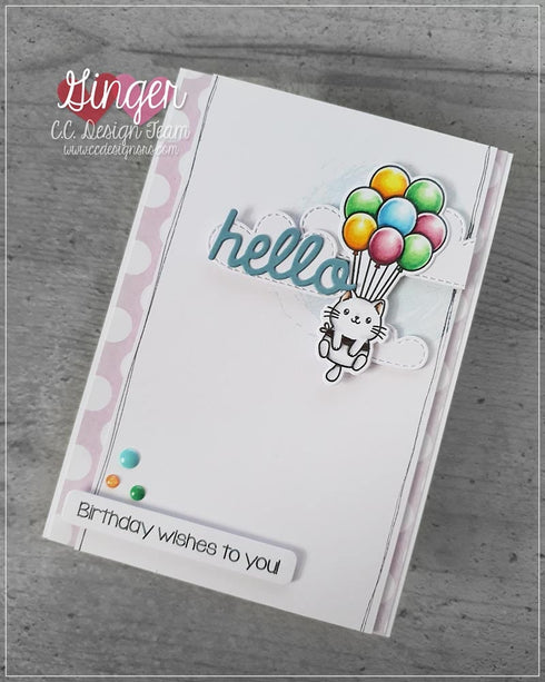 Happy Cat Day Clear Stamp Set