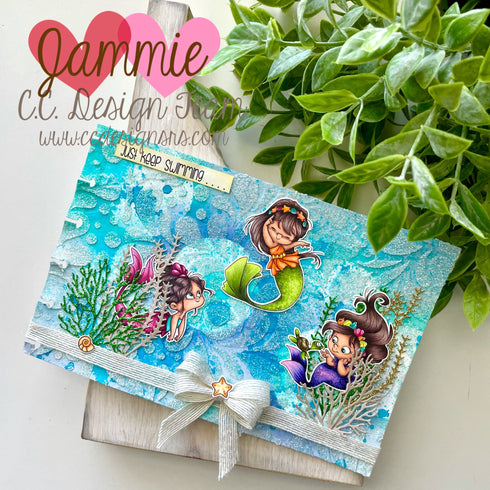 Mermaid Party Clear Stamp Set