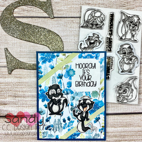 Skunk Clear Stamp Set