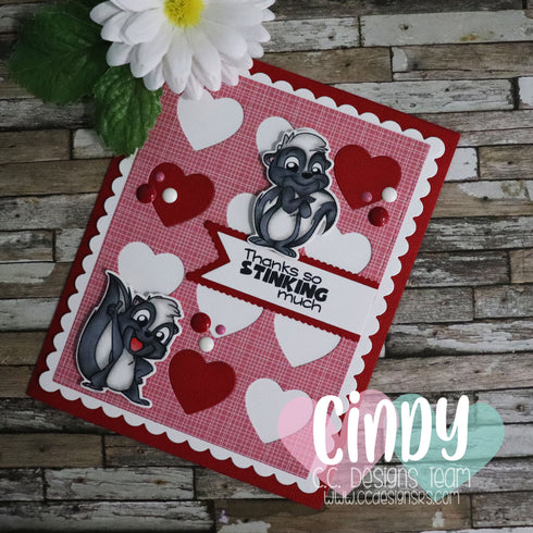 Skunk Clear Stamp Set