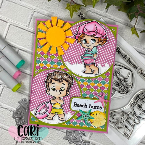 Beach 20's Clear Stamp Set