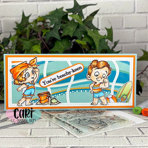 Beach 20's Clear Stamp Set