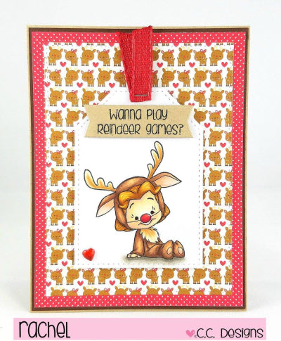 3 Reindeers Clear Stamp Set