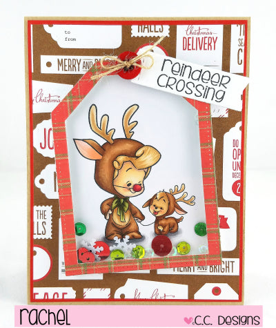 3 Reindeers Clear Stamp Set