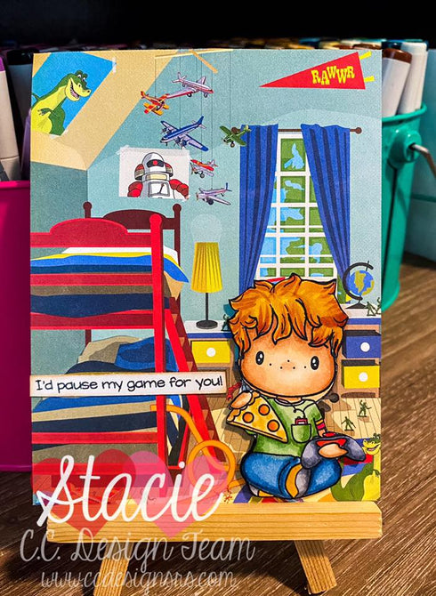 Teen Swissie Clear Stamp Set