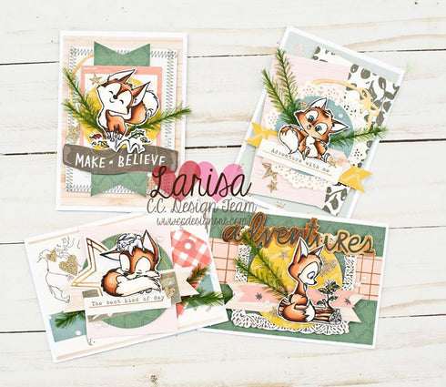 Foxes Clear Stamp Set