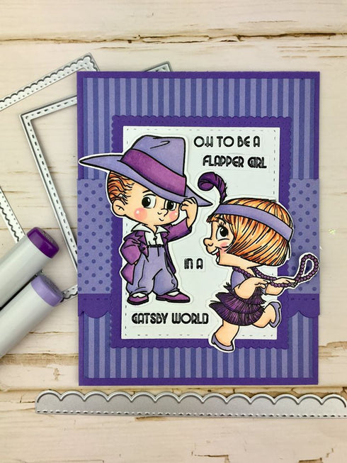 20's Gals Clear Stamp Set