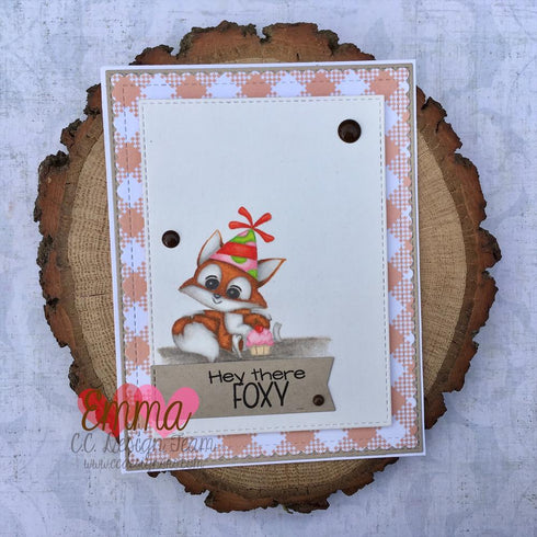 Foxes Clear Stamp Set