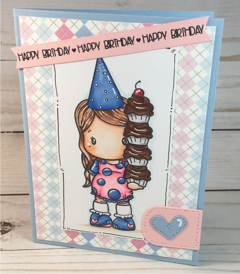 Birthday Swissies Clear Stamp Set