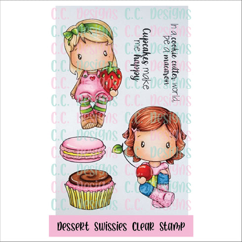 Dessert Swissies Clear Stamp Set