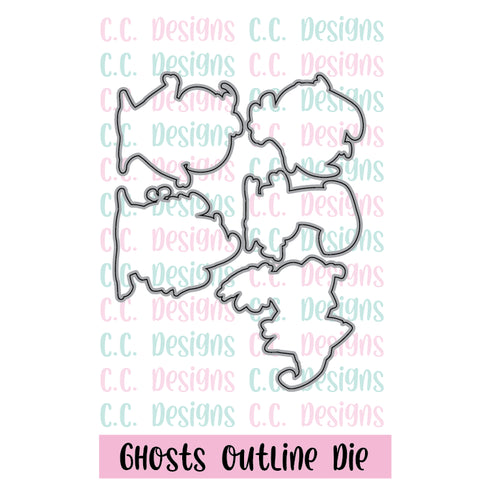 Ghosts Outline Die