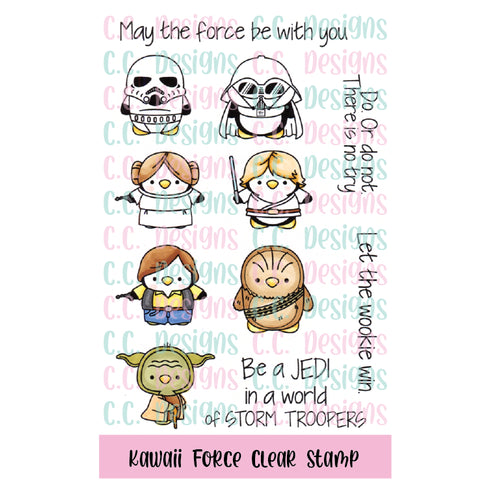 Kawaii Force Clear Stamp Set