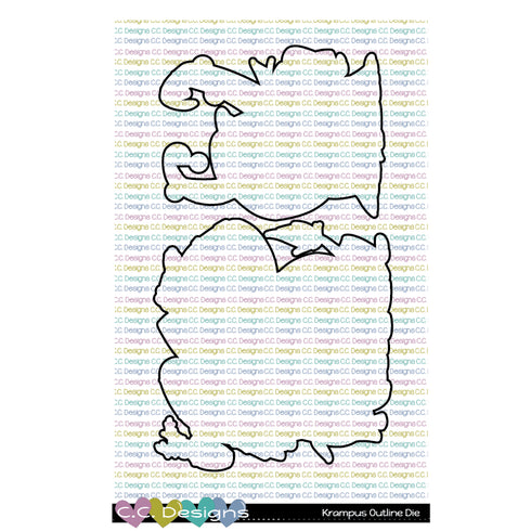 Krampus Outline DIe