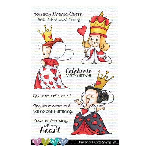 Queen of Hearts Clear Stamp Set