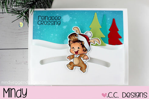 3 Reindeers Clear Stamp Set